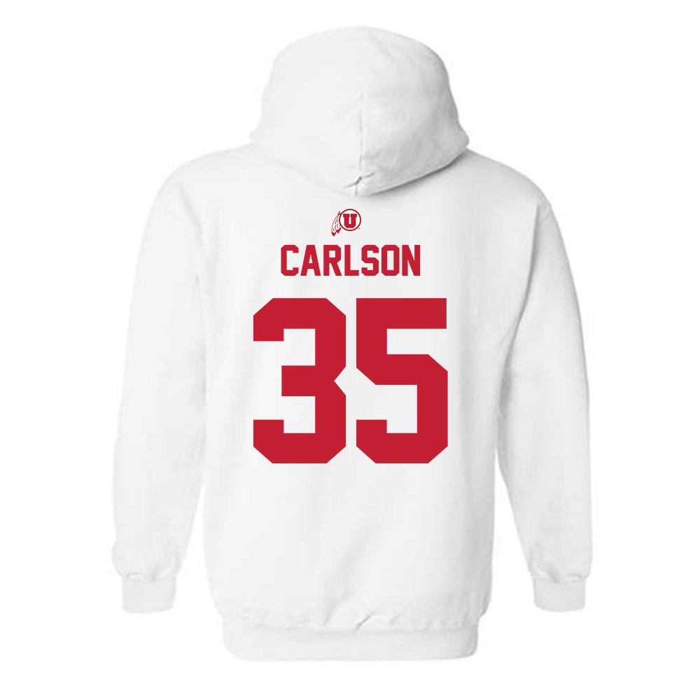 Utah - NCAA Men's Basketball : Branden Carlson - Hooded Sweatshirt