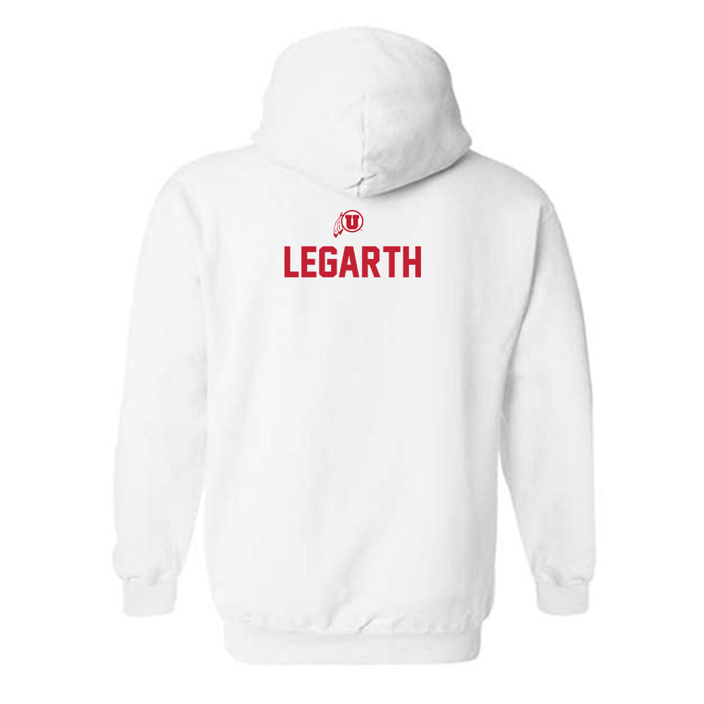 Utah - NCAA Women's Swimming & Diving : Megan Legarth - Classic Shersey Hooded Sweatshirt-1