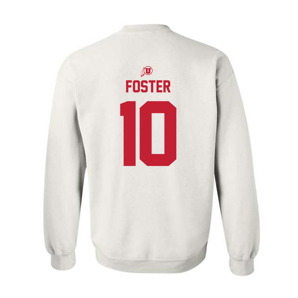 Utah - NCAA Women's Basketball : Grace Foster - Classic Shersey Crewneck Sweatshirt-1