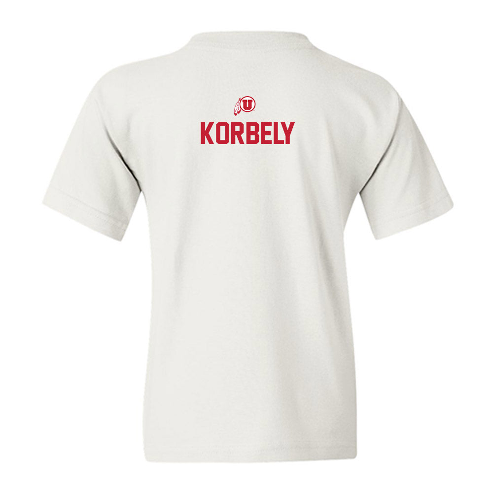 Utah - NCAA Women's Swimming & Diving : Paige Korbely - Classic Shersey Youth T-Shirt-1