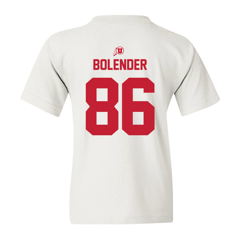 Utah - NCAA Football : Jackson Bolender - Classic Shersey Youth T-Shirt-1