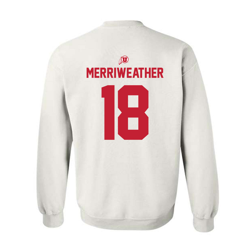 Utah - NCAA Football : Tobias Merriweather - Classic Shersey Crewneck Sweatshirt-1