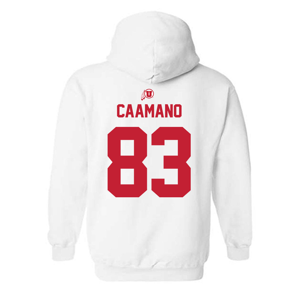 Utah - NCAA Football : Daylin Caamano - Classic Shersey Hooded Sweatshirt-1