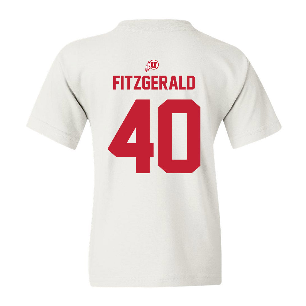 Utah - NCAA Football : Paul Fitzgerald - Classic Shersey Youth T-Shirt