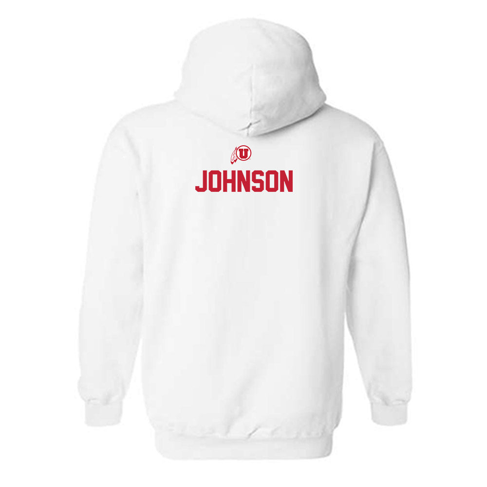 Utah - NCAA Women's Gymnastics : Zoe Johnson - Classic Shersey Hooded Sweatshirt-1