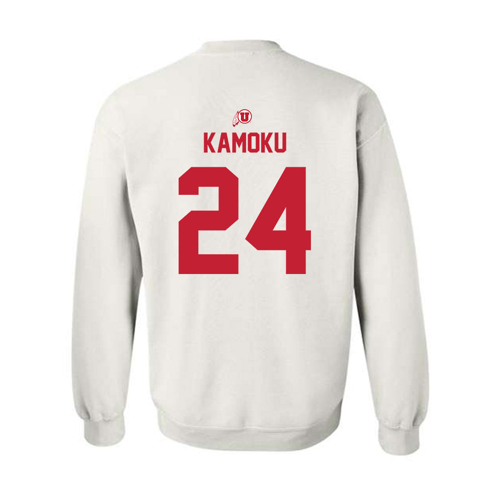 Utah - NCAA Football : Diezel Kamoku - Classic Shersey Crewneck Sweatshirt-1