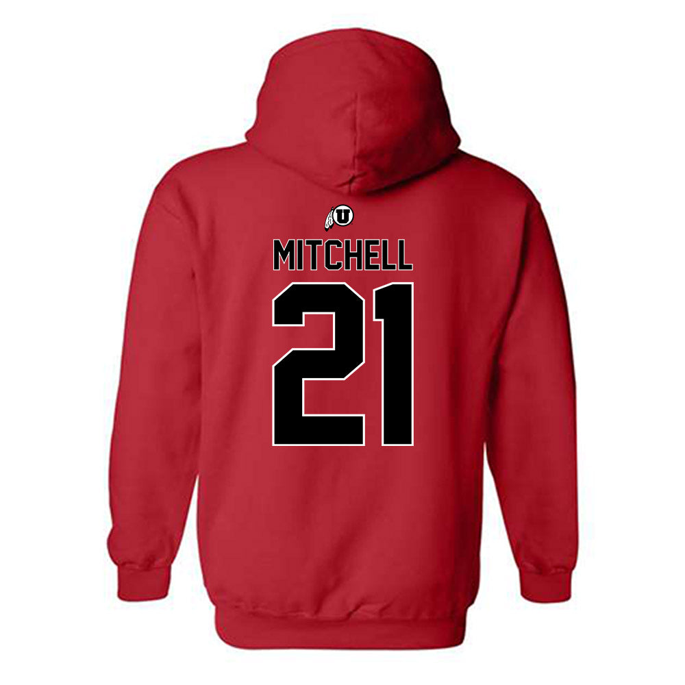 Utah - NCAA Football : Michael Mitchell - Classic Shersey Hooded Sweatshirt