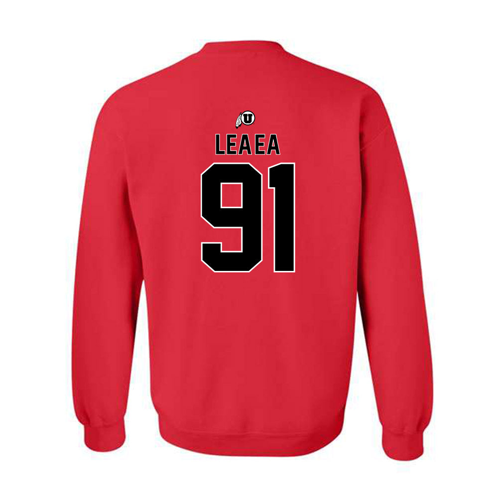 Utah - NCAA Football : Jonah Lea'ea - Classic Shersey Crewneck Sweatshirt