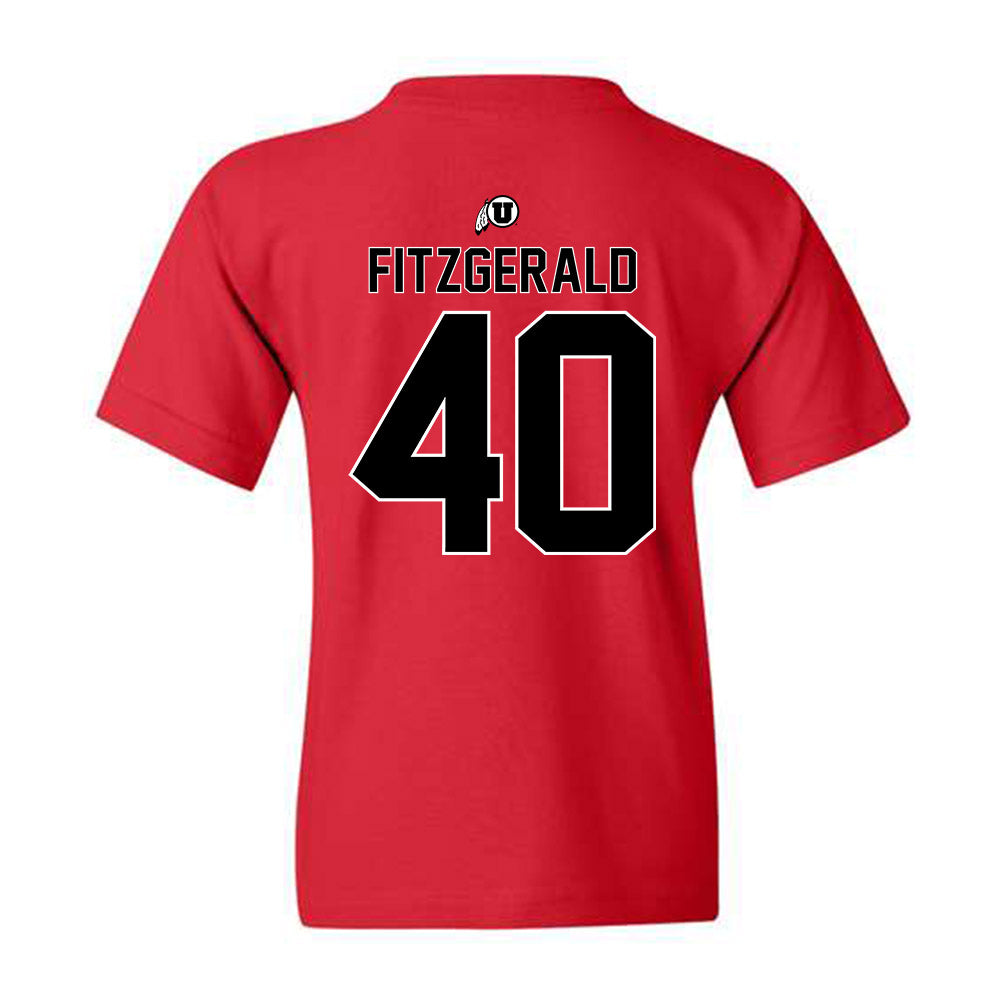 Utah - NCAA Football : Paul Fitzgerald - Classic Shersey Youth T-Shirt