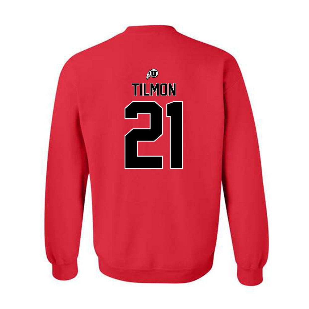 Utah - NCAA Football : Nathan Tilmon - Classic Shersey Crewneck Sweatshirt-1
