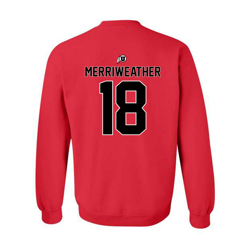 Utah - NCAA Football : Tobias Merriweather - Classic Shersey Crewneck Sweatshirt-1