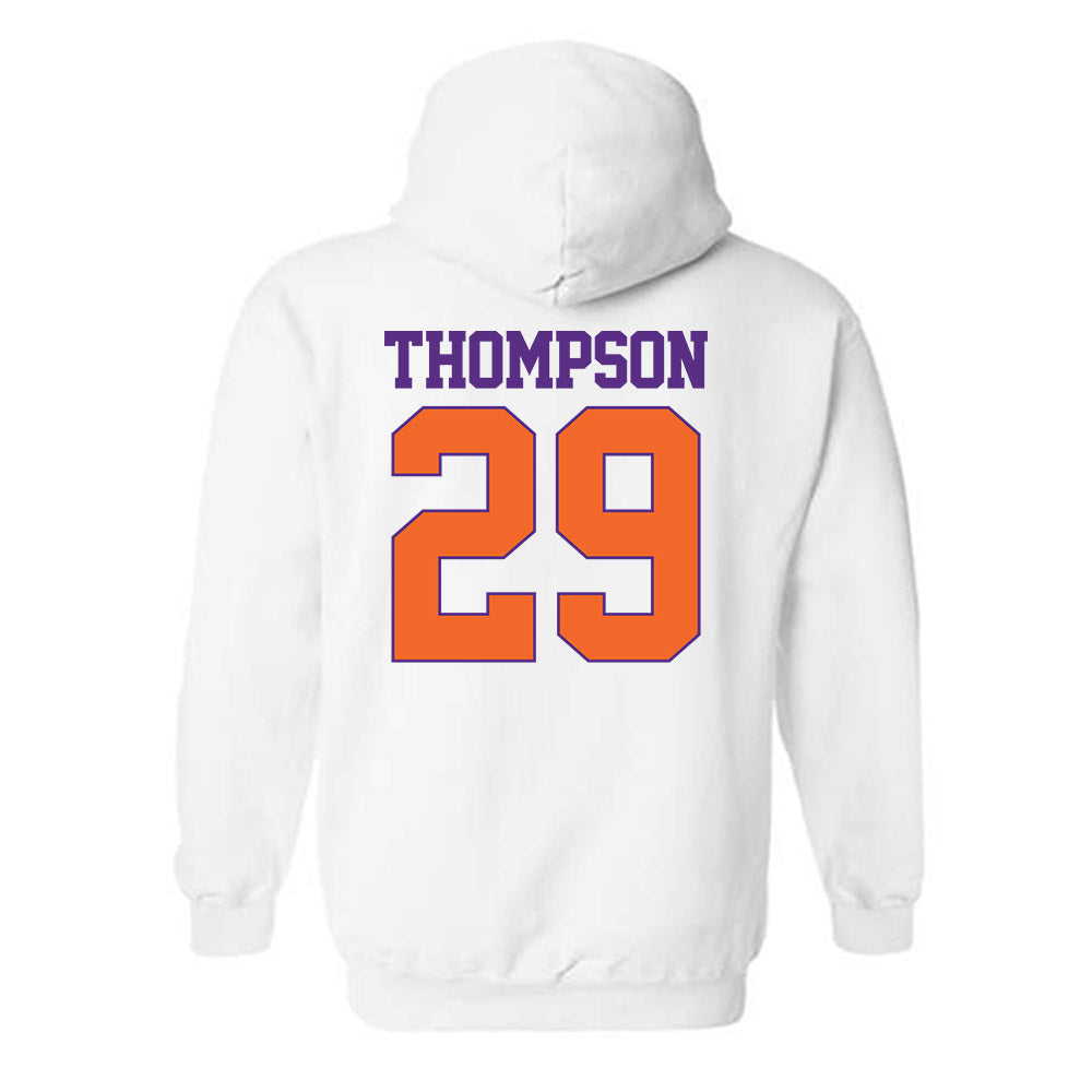 Clemson - NCAA Women's Soccer : Jordan Thompson - Classic Shersey Hooded Sweatshirt-1