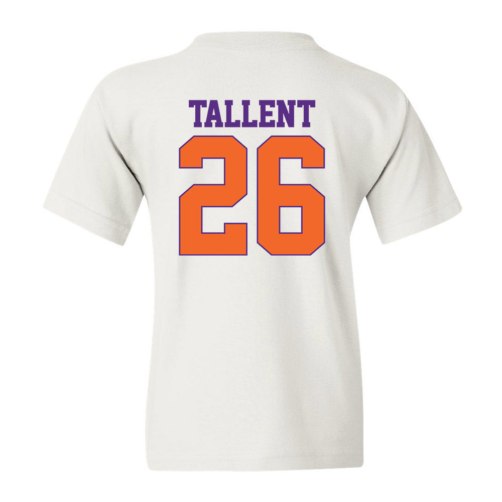 Clemson - NCAA Baseball : Casey Tallent - Classic Shersey Youth T-Shirt