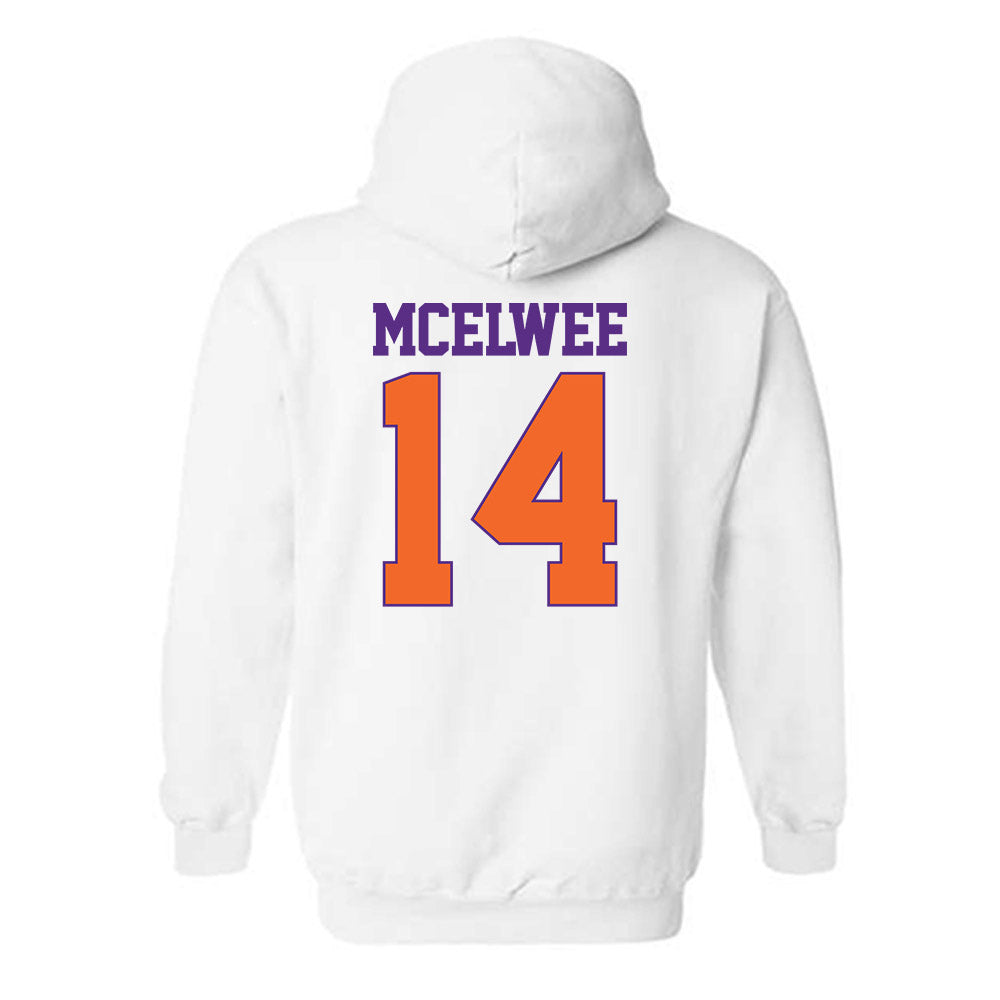 Clemson - NCAA Women's Lacrosse : Caitlin McElwee - Classic Shersey Hooded Sweatshirt-1