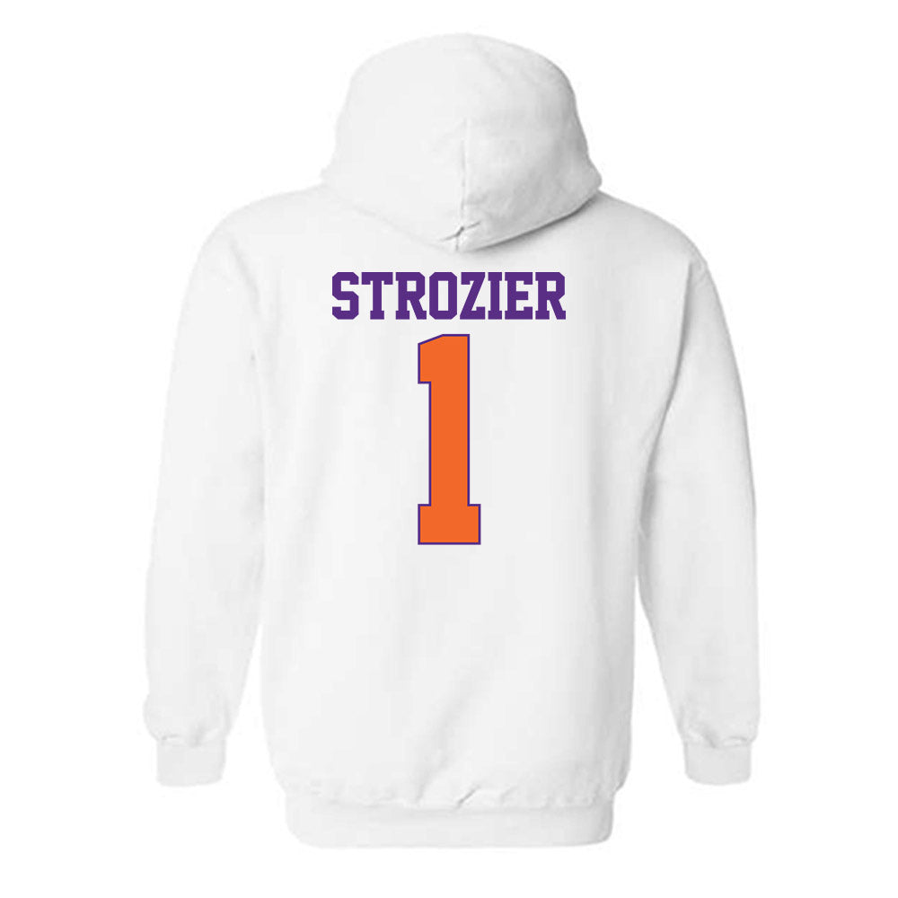 Clemson - NCAA Football : Branden Strozier - Classic Shersey Hooded Sweatshirt-1