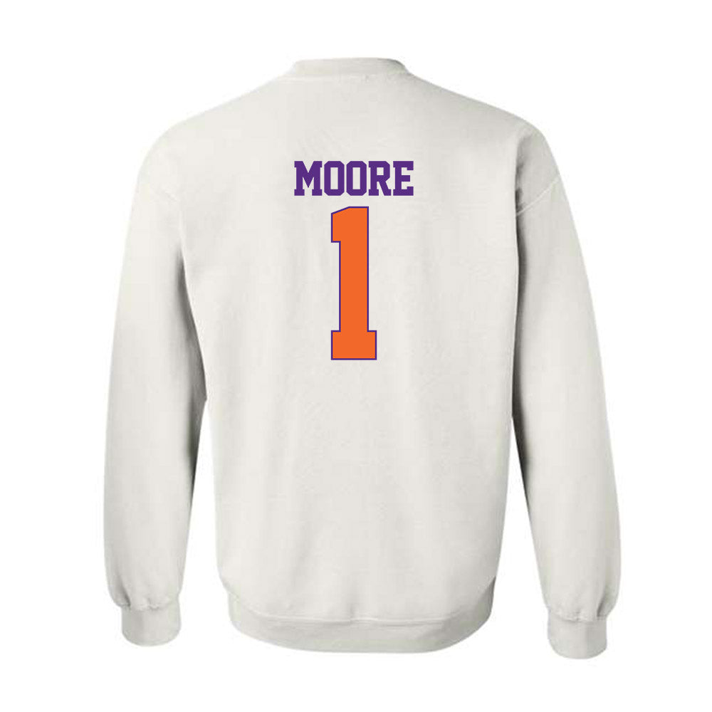 Clemson - NCAA Football : T.J. Moore - Classic Shersey Crewneck Sweatshirt-1