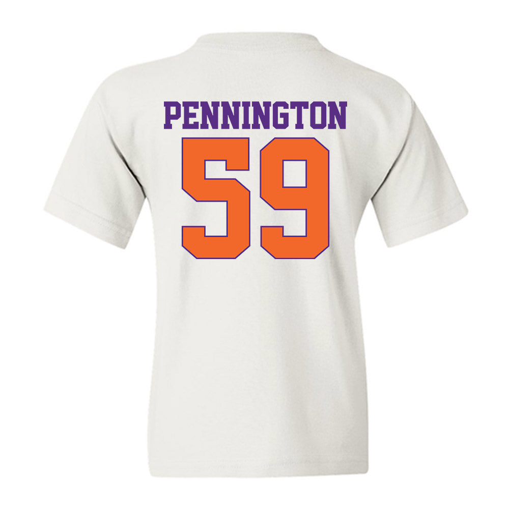 Clemson - NCAA Football : Dietrick Pennington - Classic Shersey Youth T-Shirt-1