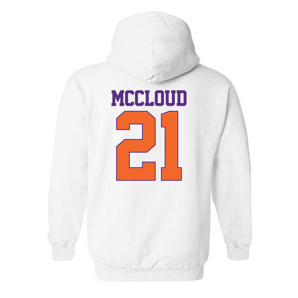 Clemson - NCAA Football : Kobe McCloud - Classic Shersey Hooded Sweatshirt-1