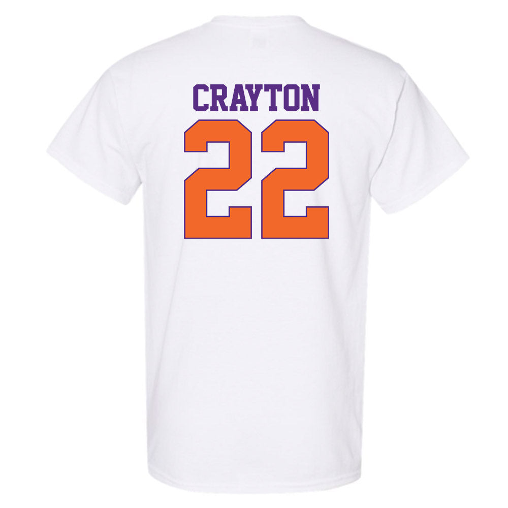 Clemson - NCAA Football : Dee Crayton - Classic Shersey T-Shirt-1