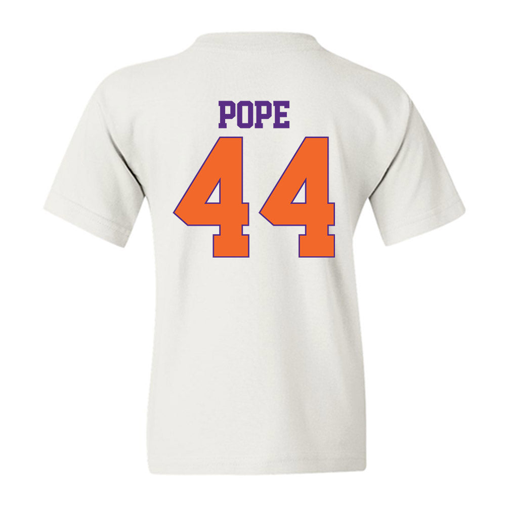Clemson - NCAA Football : Banks Pope - Classic Shersey Youth T-Shirt-1