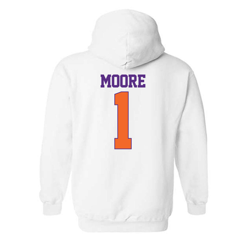 Clemson - NCAA Football : T.J. Moore - Classic Shersey Hooded Sweatshirt-1