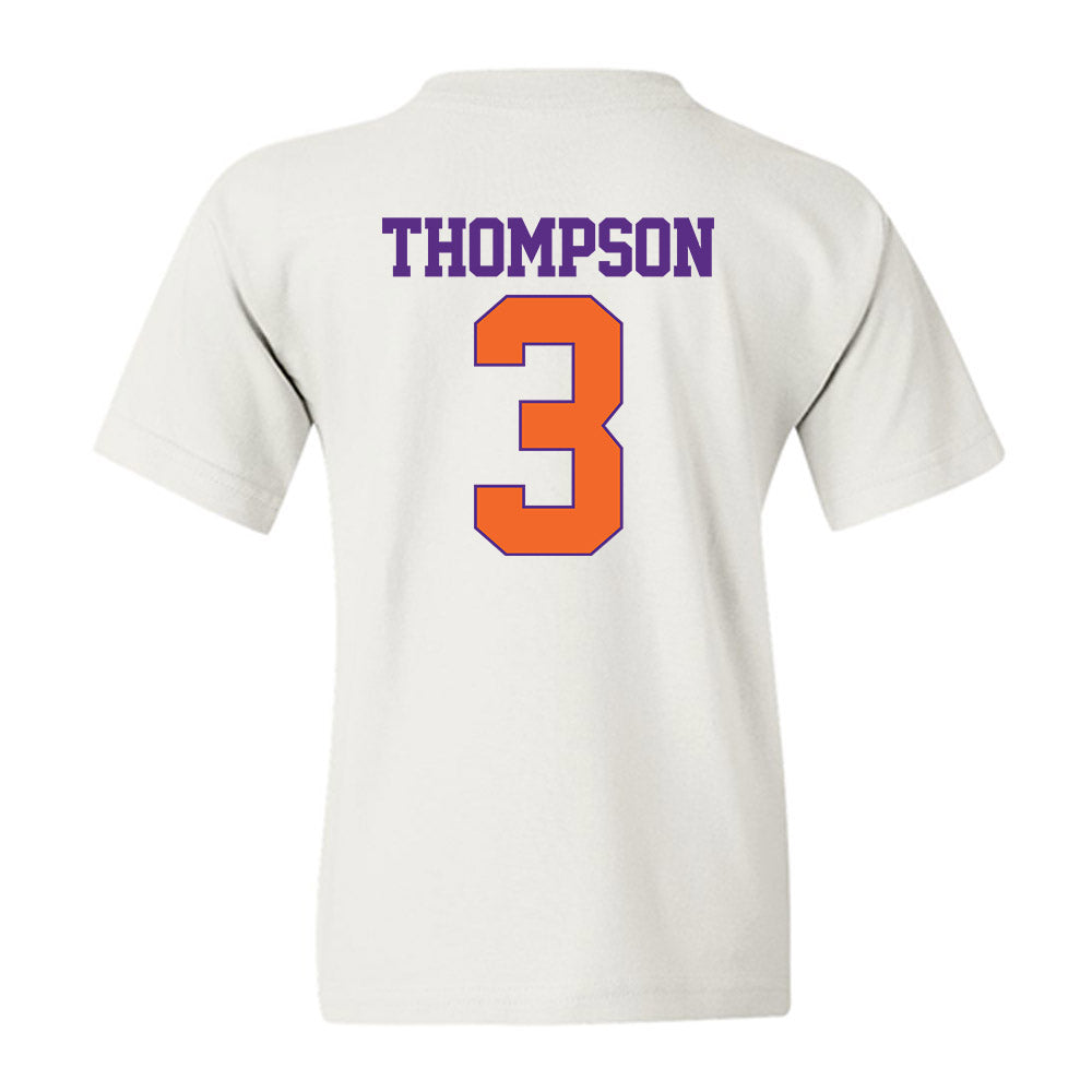 Clemson - NCAA Men's Basketball : Chase Thompson - Classic Shersey Youth T-Shirt-1