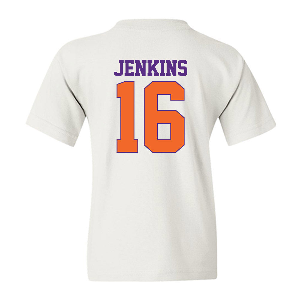 Clemson - NCAA Women's Soccer : Jolie Jenkins - Classic Shersey Youth T-Shirt-1