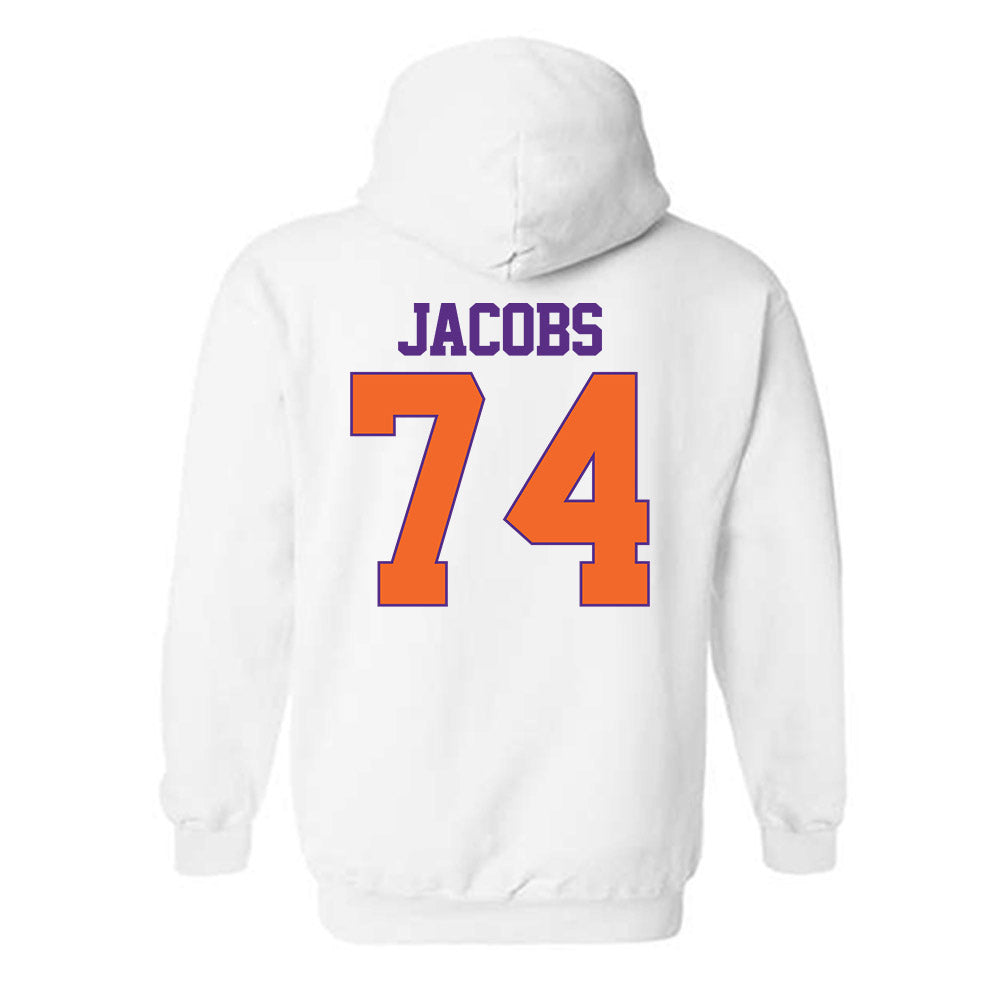 Clemson - NCAA Football : Brayden Jacobs - Classic Shersey Hooded Sweatshirt-1