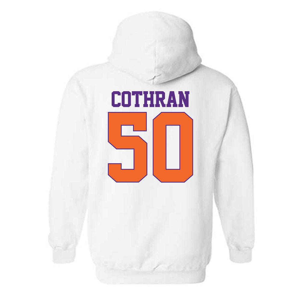 Clemson - NCAA Football : Fletcher Cothran - Classic Shersey Hooded Sweatshirt-1