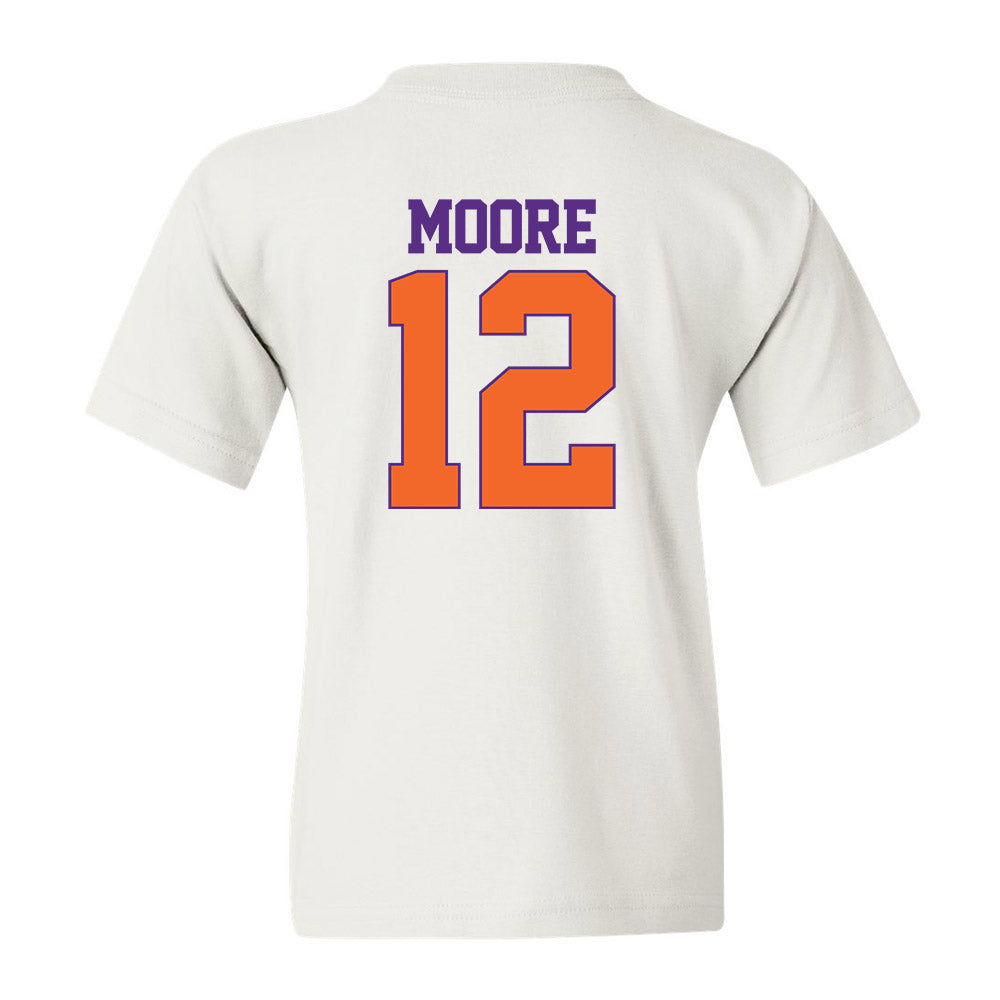 Clemson - NCAA Women's Basketball : Mia Moore - Classic Shersey Youth T-Shirt