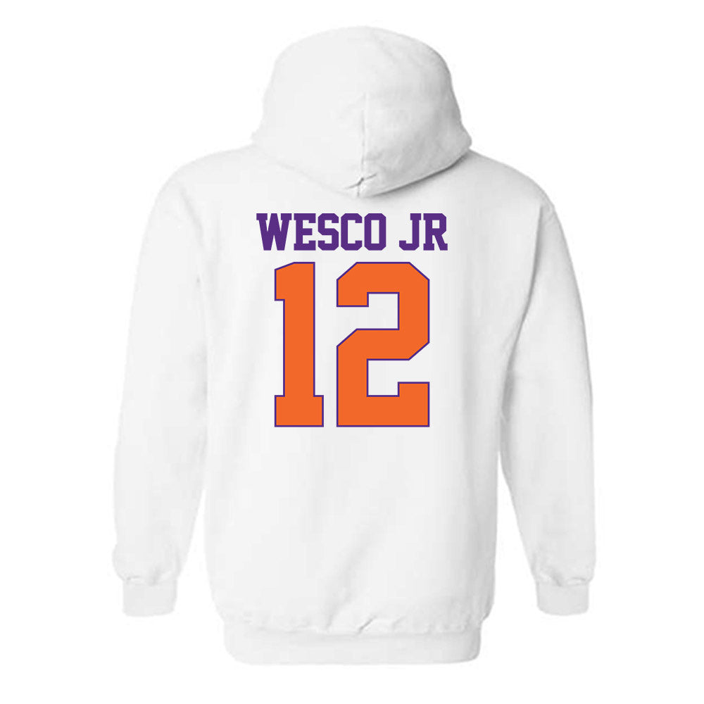 Clemson - NCAA Football : Bryant Wesco Jr - Classic Shersey Hooded Sweatshirt