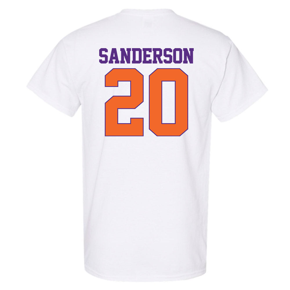 Clemson - NCAA Football : Clark Sanderson - Classic Shersey T-Shirt-1