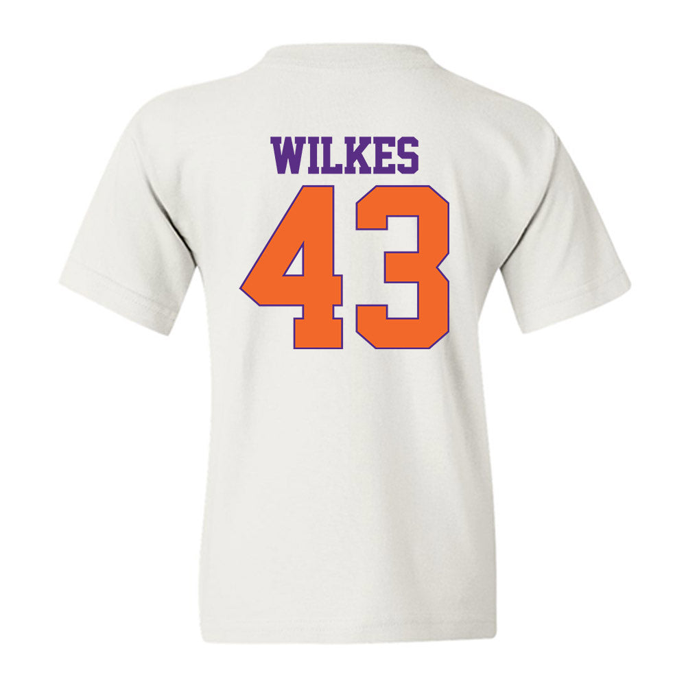 Clemson - NCAA Football : Billy Wilkes - Classic Shersey Youth T-Shirt-1