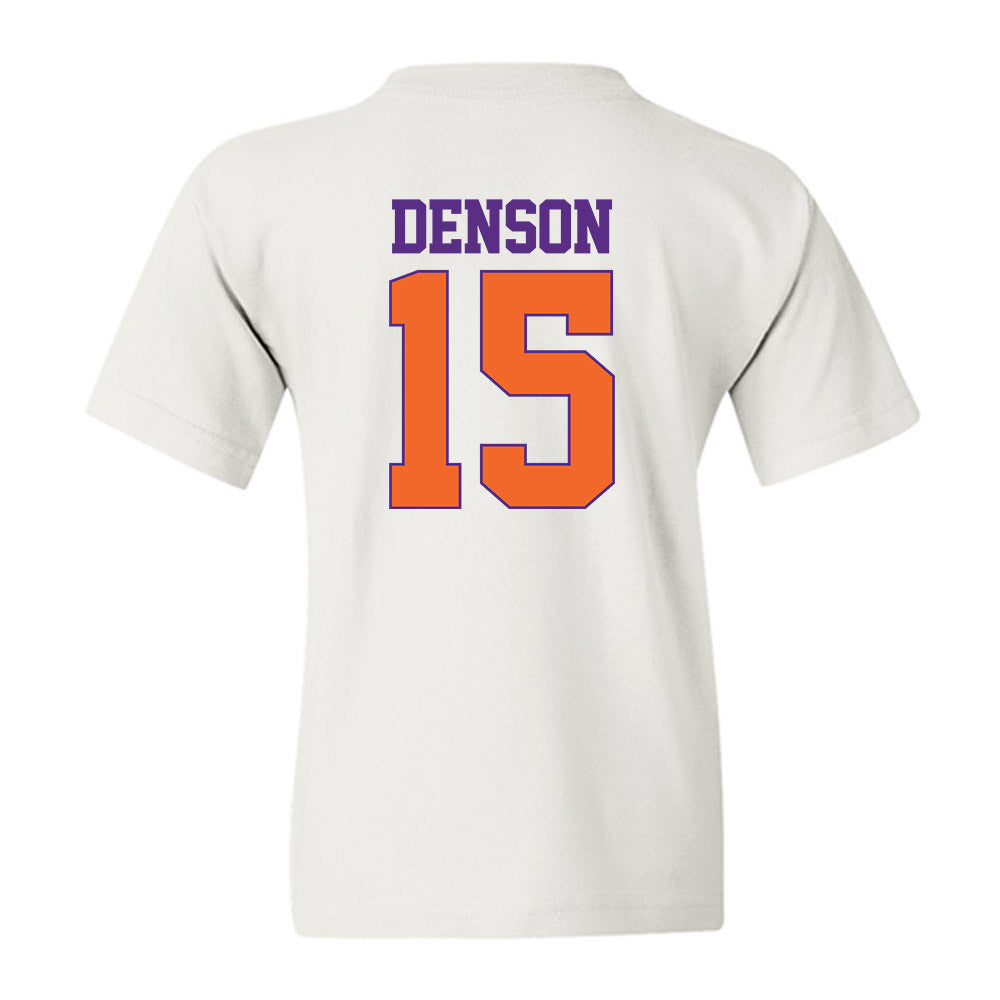 Clemson - NCAA Football : Chris Denson - Classic Shersey Youth T-Shirt-1