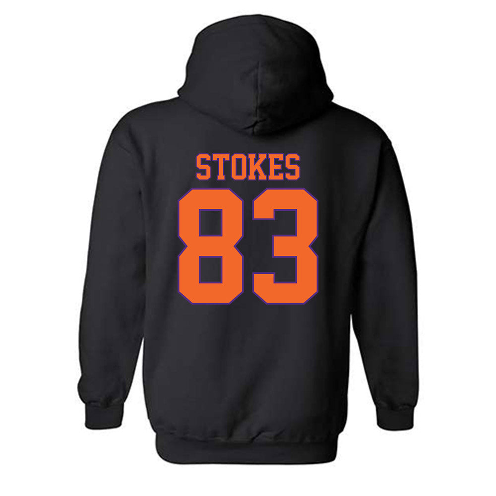 Clemson - NCAA Football : Ethan Stokes - Classic Shersey Hooded Sweatshirt-1