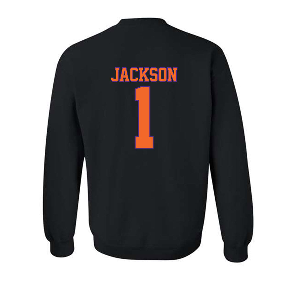 Clemson - NCAA Women's Basketball : Amaia Jackson - Classic Shersey Crewneck Sweatshirt-1