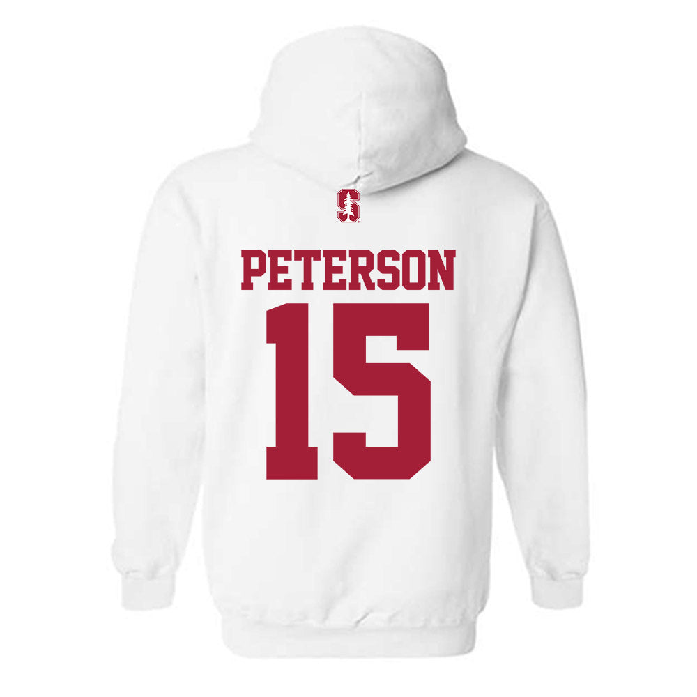 Stanford - NCAA Women's Basketball : Harper Peterson - Classic Shersey Hooded Sweatshirt-1