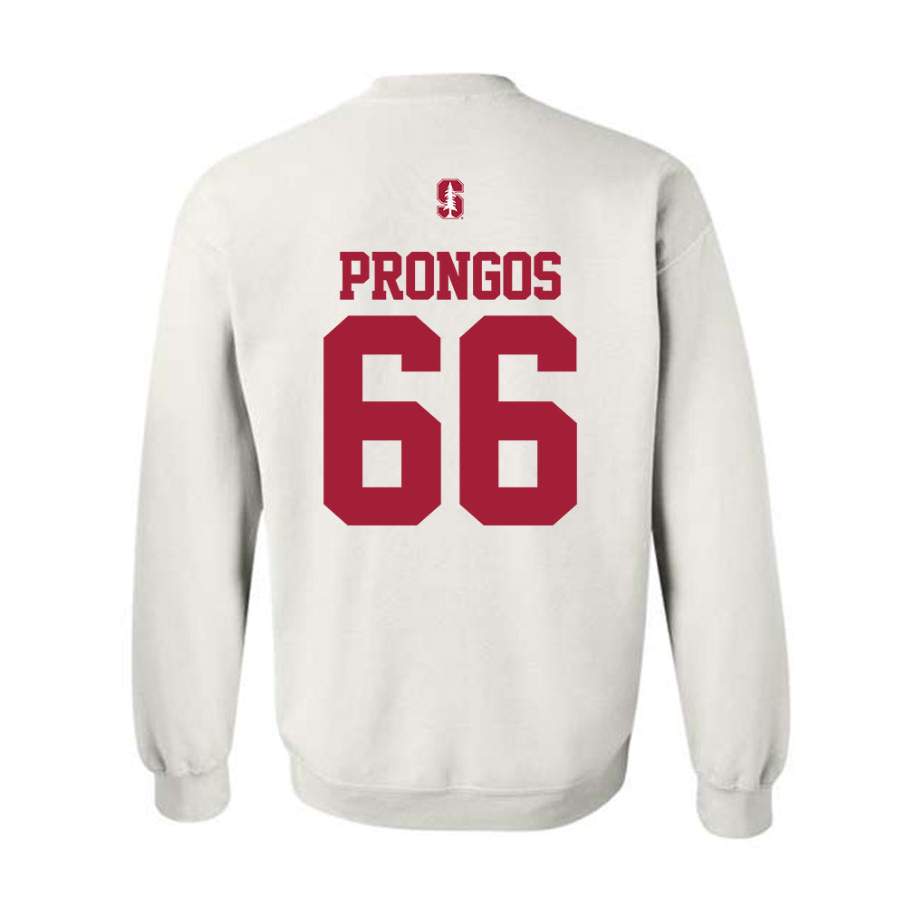 Stanford - NCAA Football : Niki Prongos - Classic Shersey Crewneck Sweatshirt-1