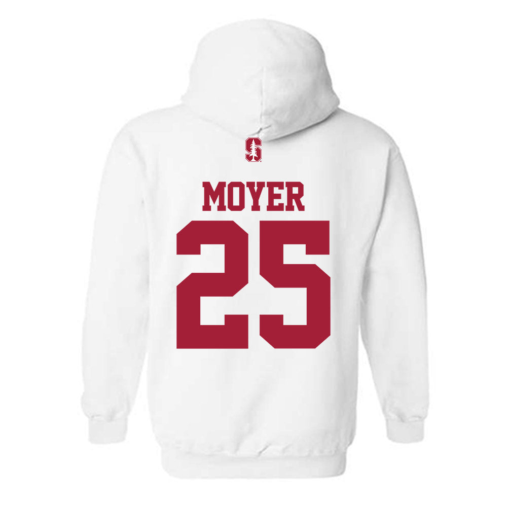 Stanford - NCAA Men's Soccer : Joe Moyer - Classic Shersey Hooded Sweatshirt-1