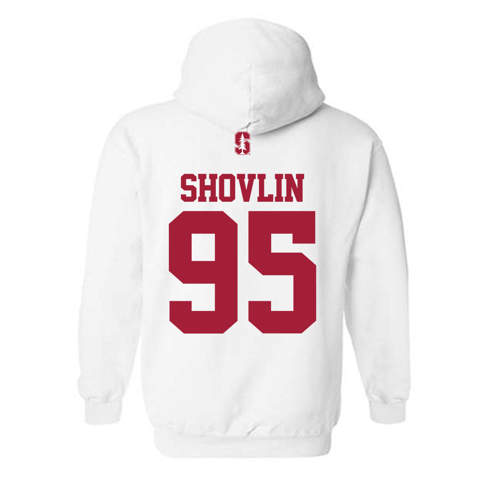 Stanford - NCAA Football : Adam Shovlin - Classic Shersey Hooded Sweatshirt-1