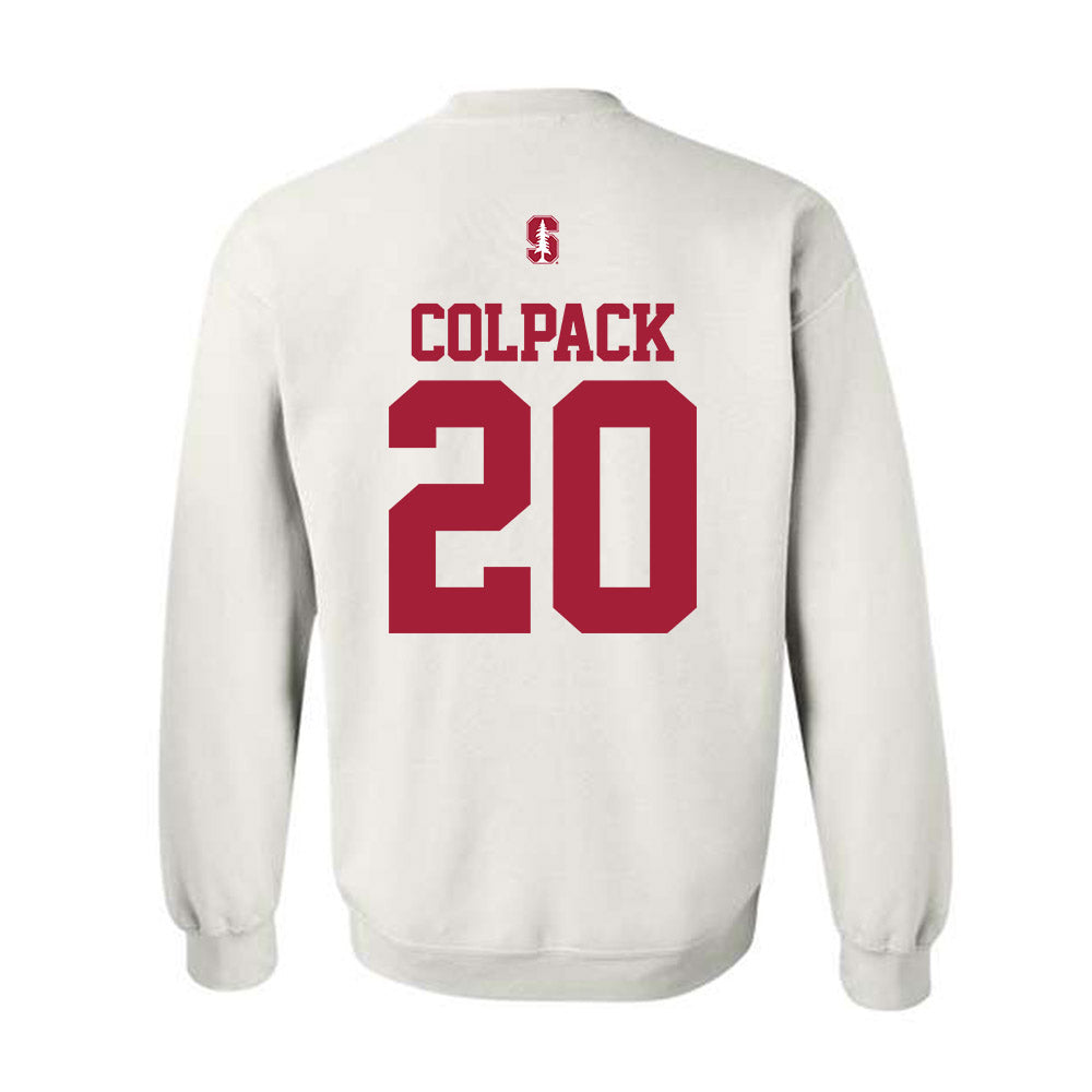 Stanford - NCAA Women's Lacrosse : Anna Colpack - Classic Shersey Crewneck Sweatshirt-1