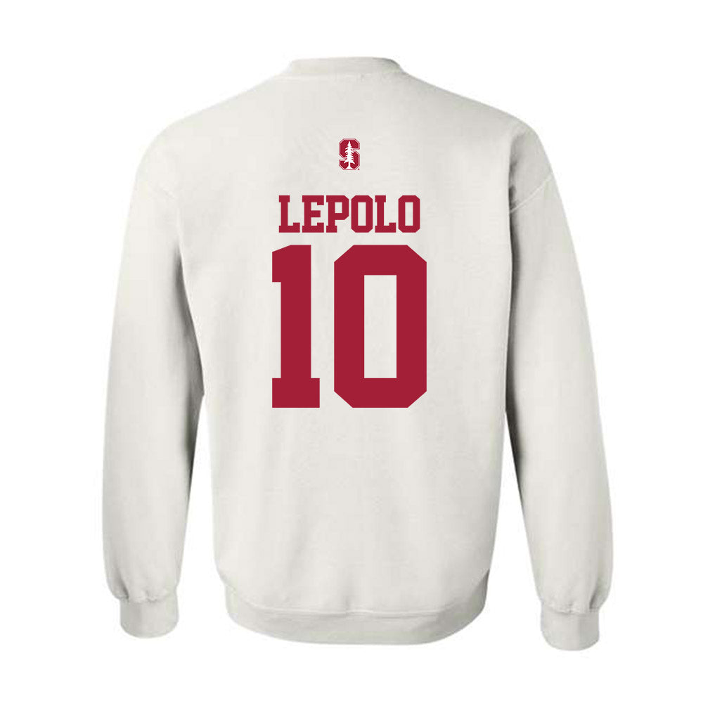 Stanford - NCAA Women's Basketball : Talana Lepolo - Classic Shersey Crewneck Sweatshirt-1