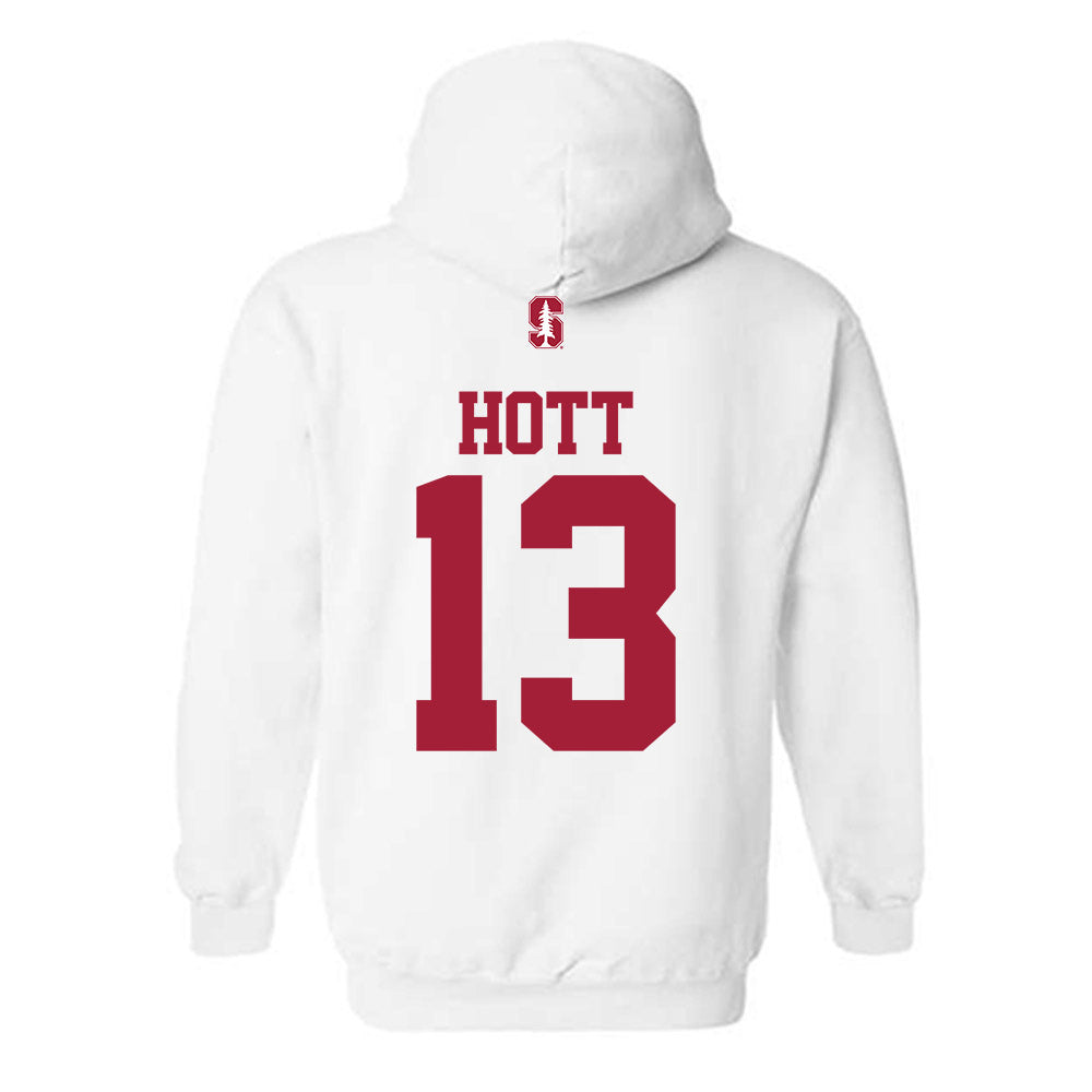 Stanford - NCAA Baseball : Ethan Hott - Classic Shersey Hooded Sweatshirt-1