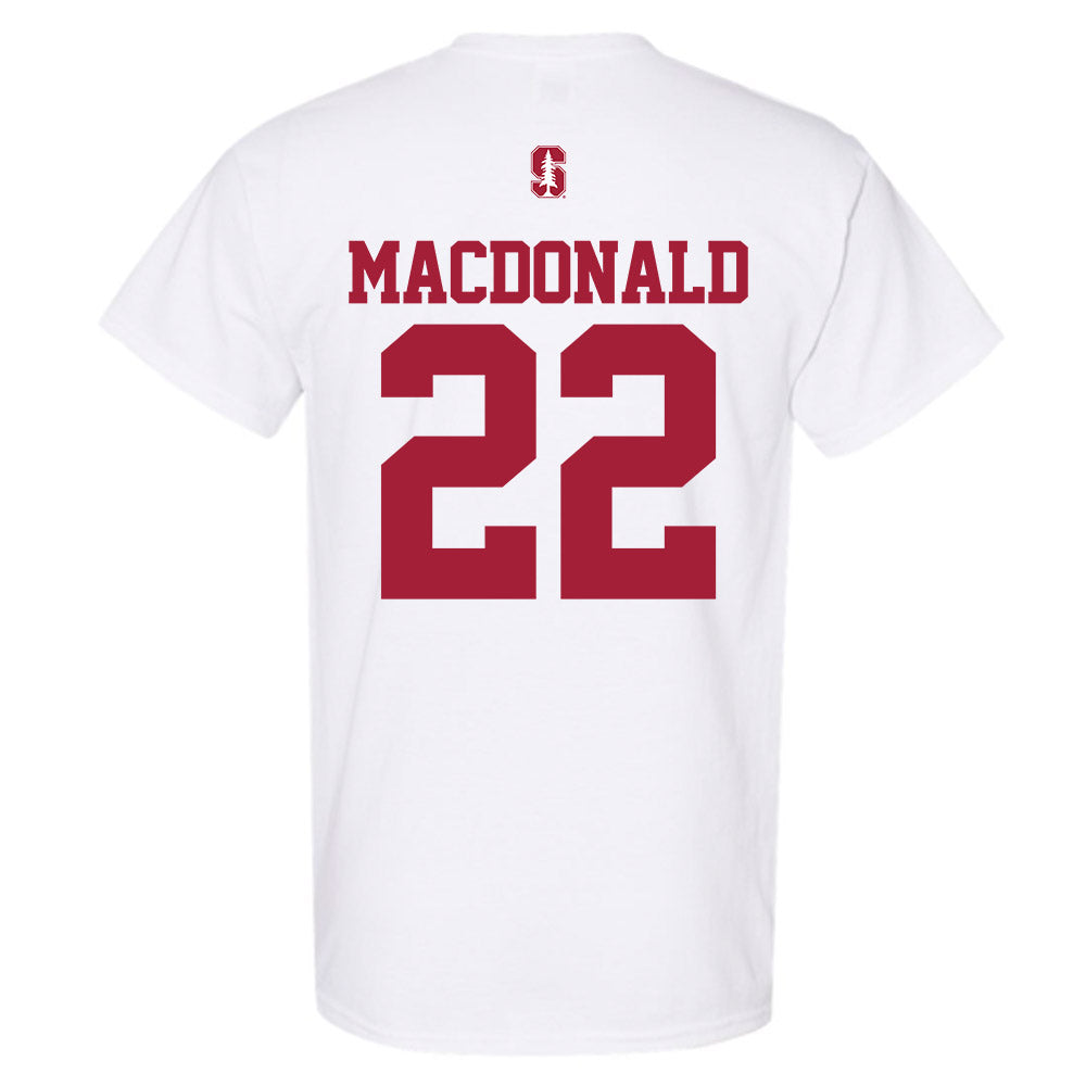 Stanford - NCAA Baseball : Cort MacDonald - Classic Shersey T-Shirt-1