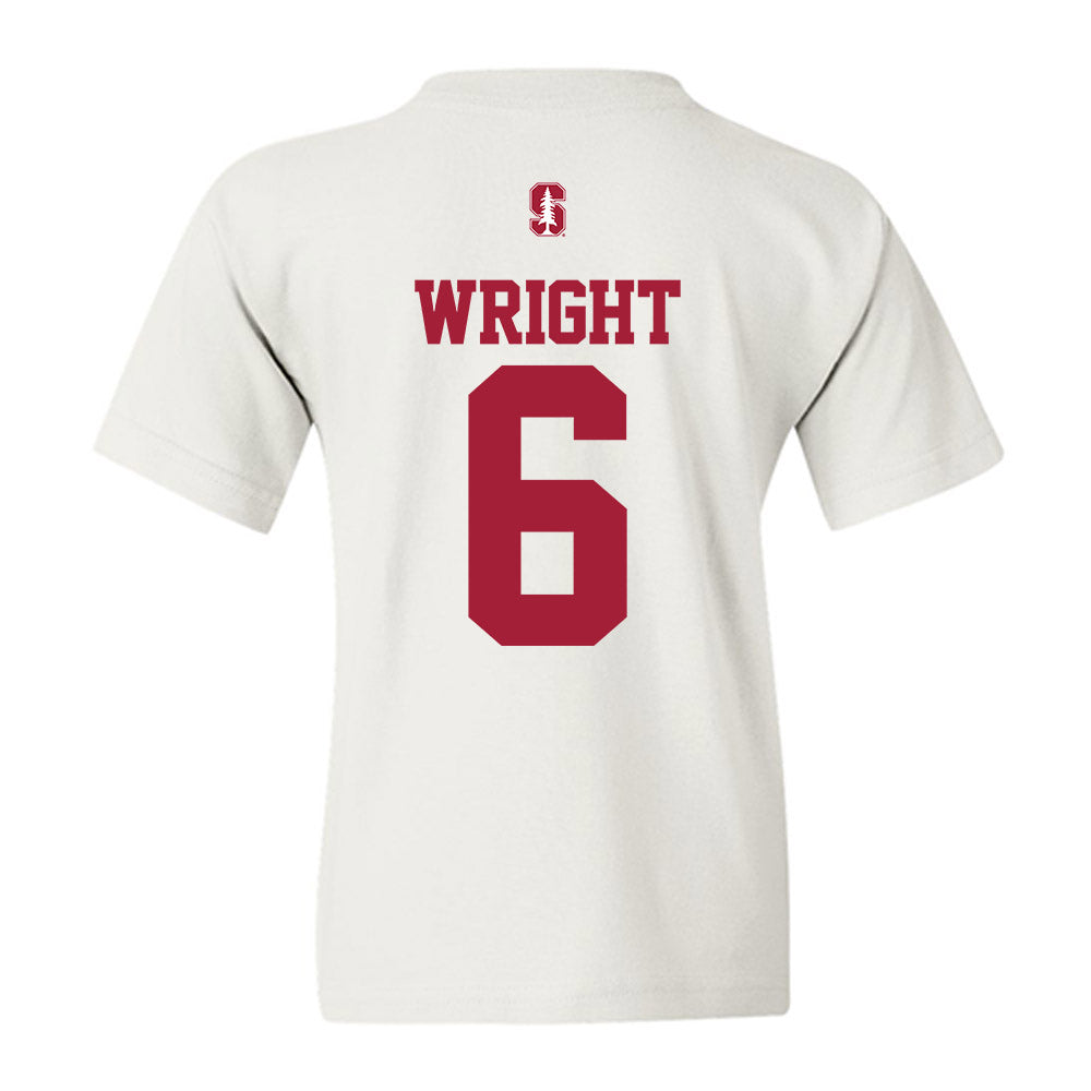 Stanford - NCAA Football : Collin Wright - Classic Shersey Youth T-Shirt-1