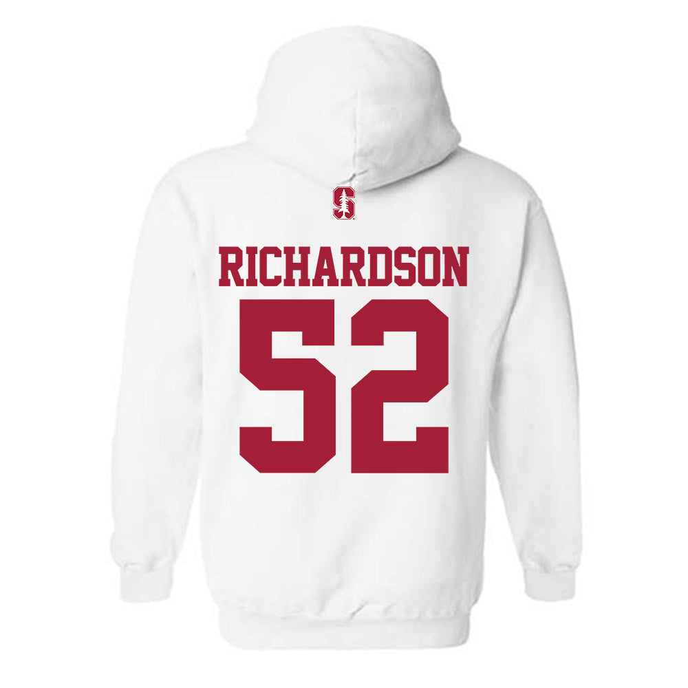 Stanford - NCAA Football : Maxwell Richardson - Classic Shersey Hooded Sweatshirt-1