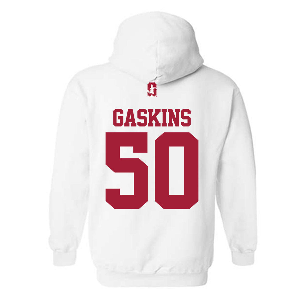 Stanford - NCAA Football : RJ Gaskins - Classic Shersey Hooded Sweatshirt-1