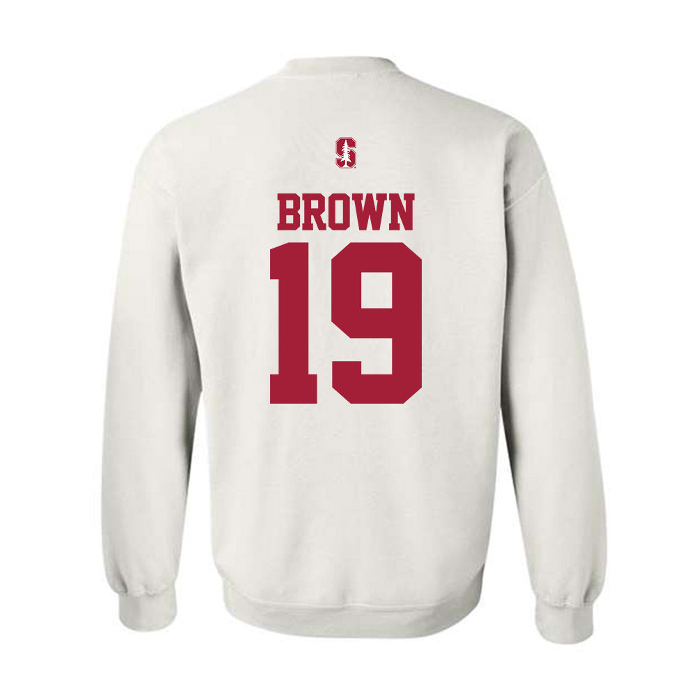 Stanford - NCAA Women's Lacrosse : Emma Brown - Classic Shersey Crewneck Sweatshirt-1