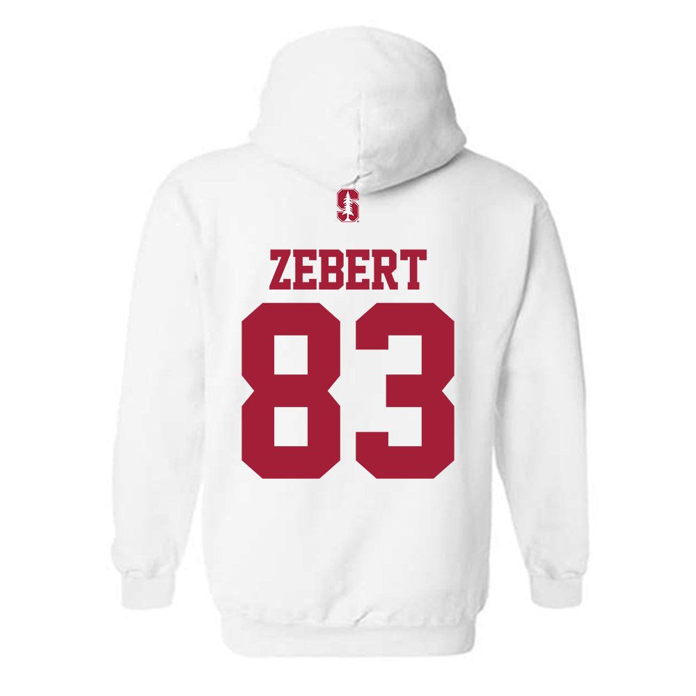 Stanford - NCAA Football : Reiman Zebert - Classic Shersey Hooded Sweatshirt-1