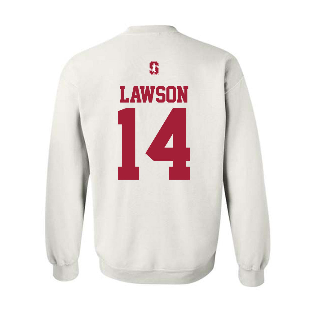 Stanford - NCAA Women's Lacrosse : Amanda Lawson - Classic Shersey Crewneck Sweatshirt-1